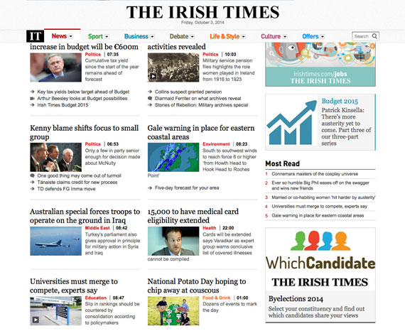 which-candiate-irish-times